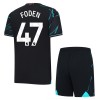 Oficiální Fotbalový Dres Manchester City Foden 47 Třetí 2023-24 pro Děti